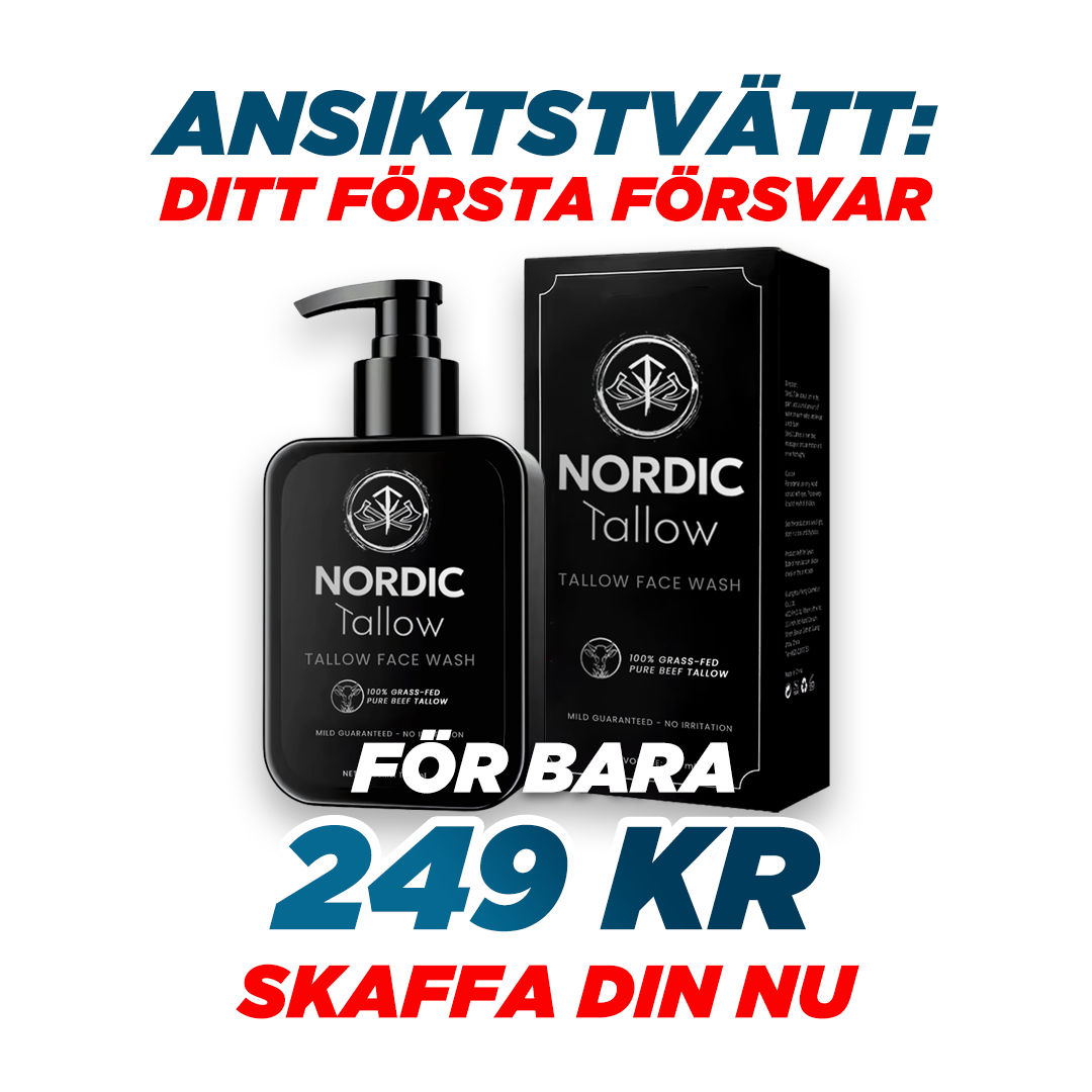Få 1x Nordic Tallow Face Wash med 50 % RABATT!