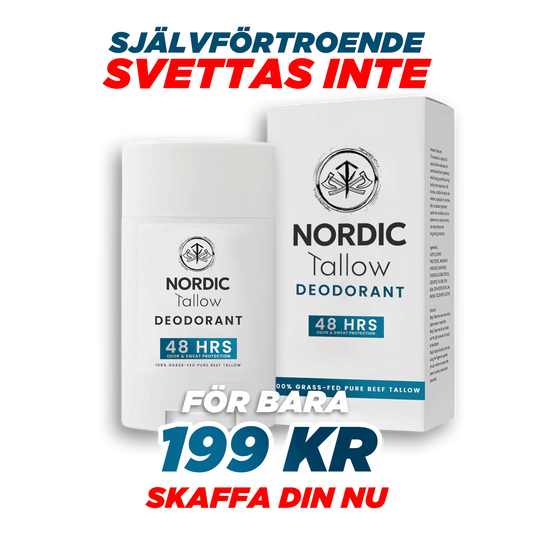 Få 1x Nordic Tallow Deodorant med 70 % RABATT!