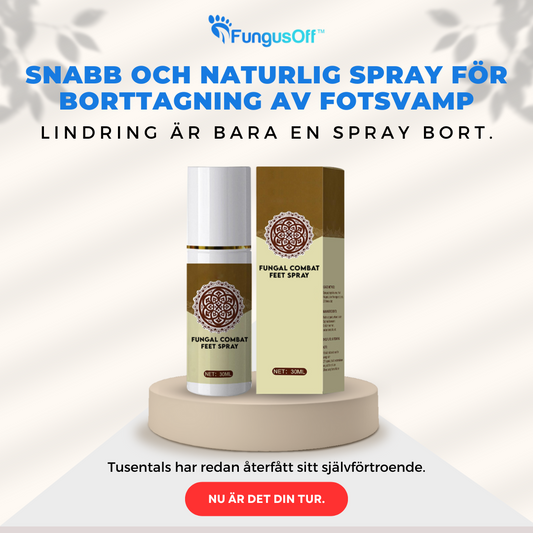 FungusOff Snabb & Naturlig Fotsvampsborttagare