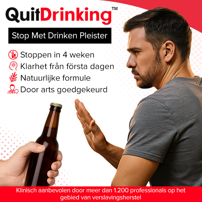 QuitDrinking™ Sluta Dricka Plåster
