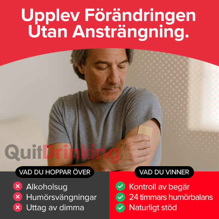 QuitDrinking™ Sluta Dricka Plåster