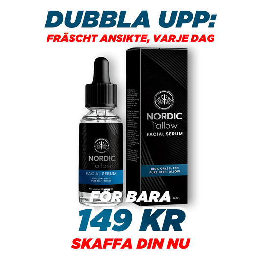 Få 1x Nordic Tallow Facial Serum med 70 % RABATT!
